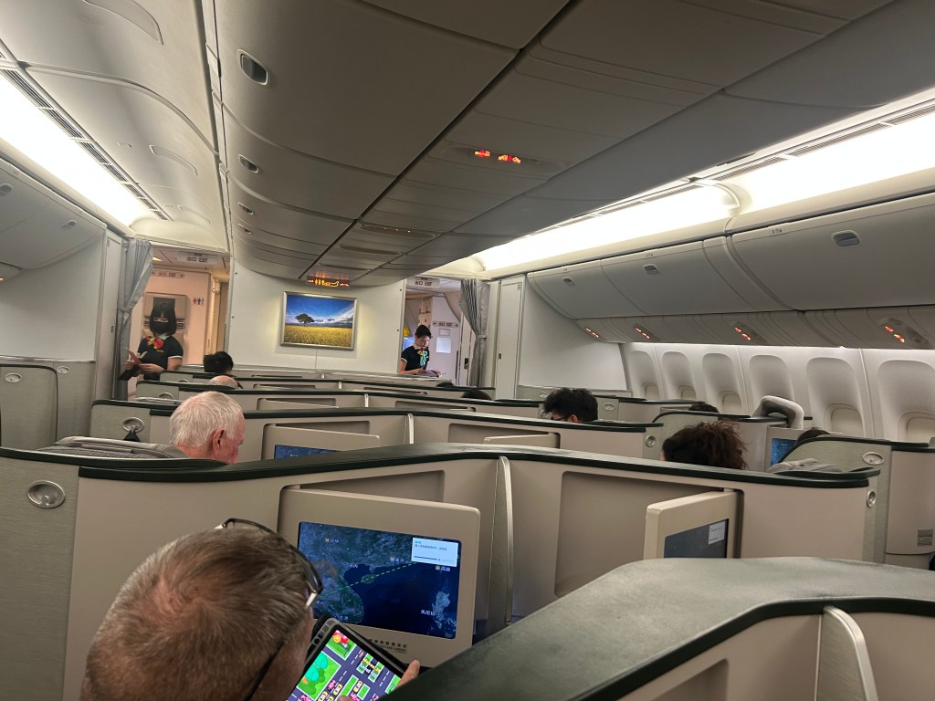 Business Class is not too shabby